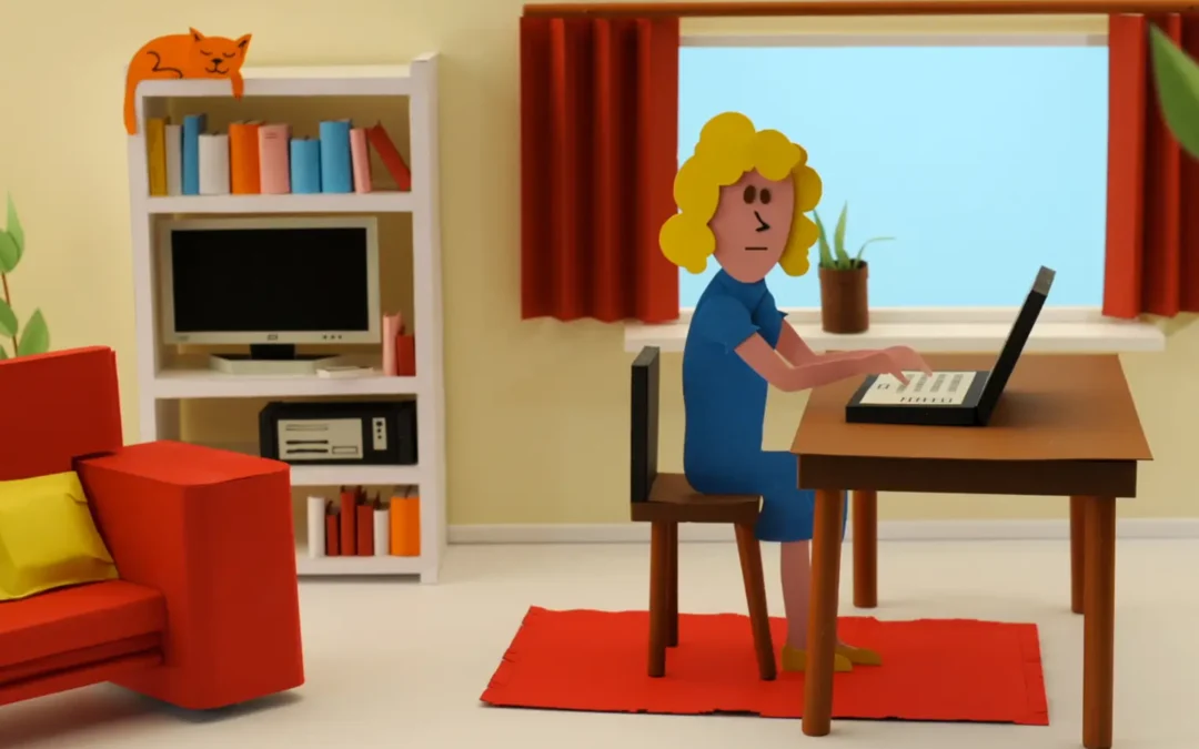 Stopmotion animatie papierartwork